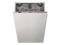 Whirlpool Klasse E Til indbygning 47dB(A) Sølv