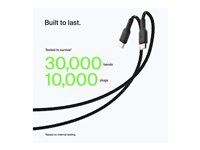 BELKIN Câble tressé USB-A USB-C 3m noir