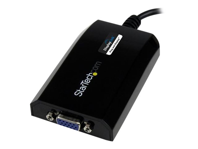 StarTech.com USB 3.0 to VGA Display Adapter 1920x1200 1080p, DisplayLink Certified, Video Converter w/ External Graphics Card - Mac & PC (USB32VGAPRO)