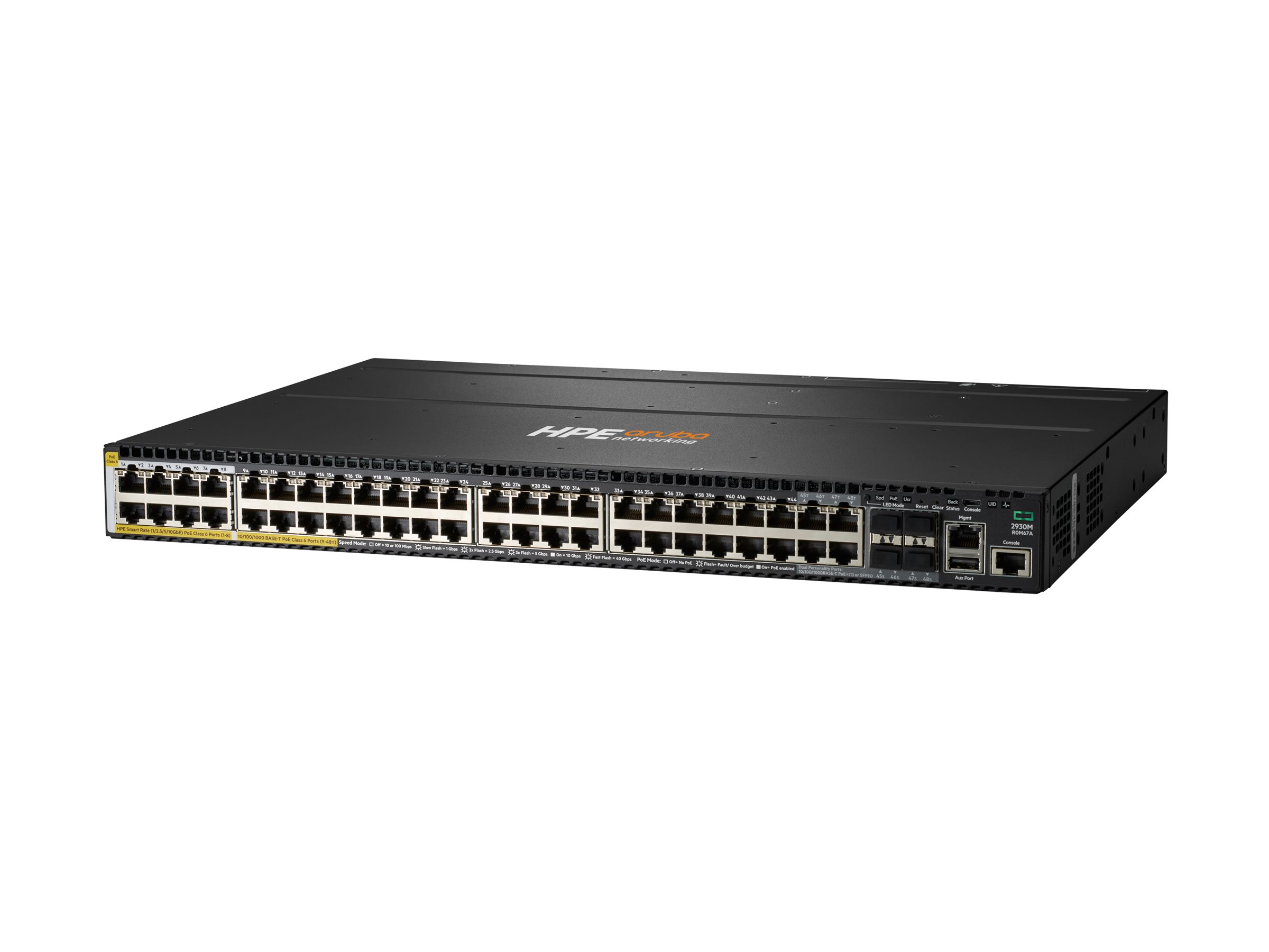 HPE Aruba 2930M 40G 8SR PoE Switch