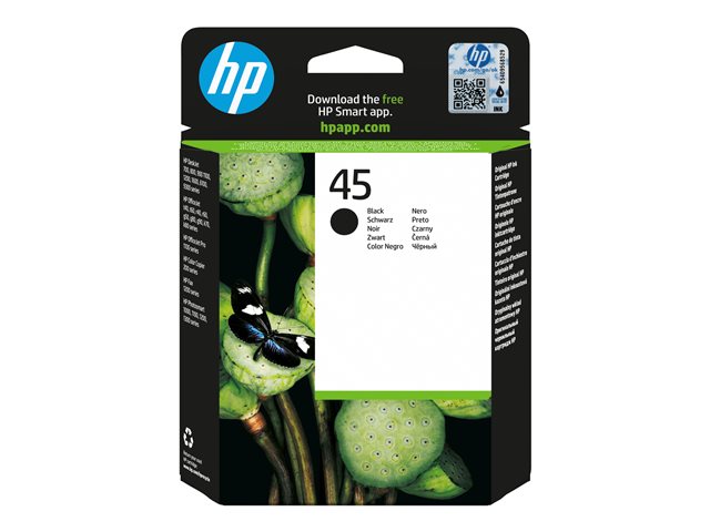 HP 45 Large - Large - black - original - ink cartridge