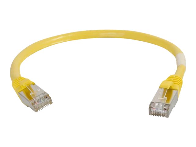 C2G Cat5e Booted Shielded (STP) Network Patch Cable - patch kabel - 3 m - žlutá – foto 4
