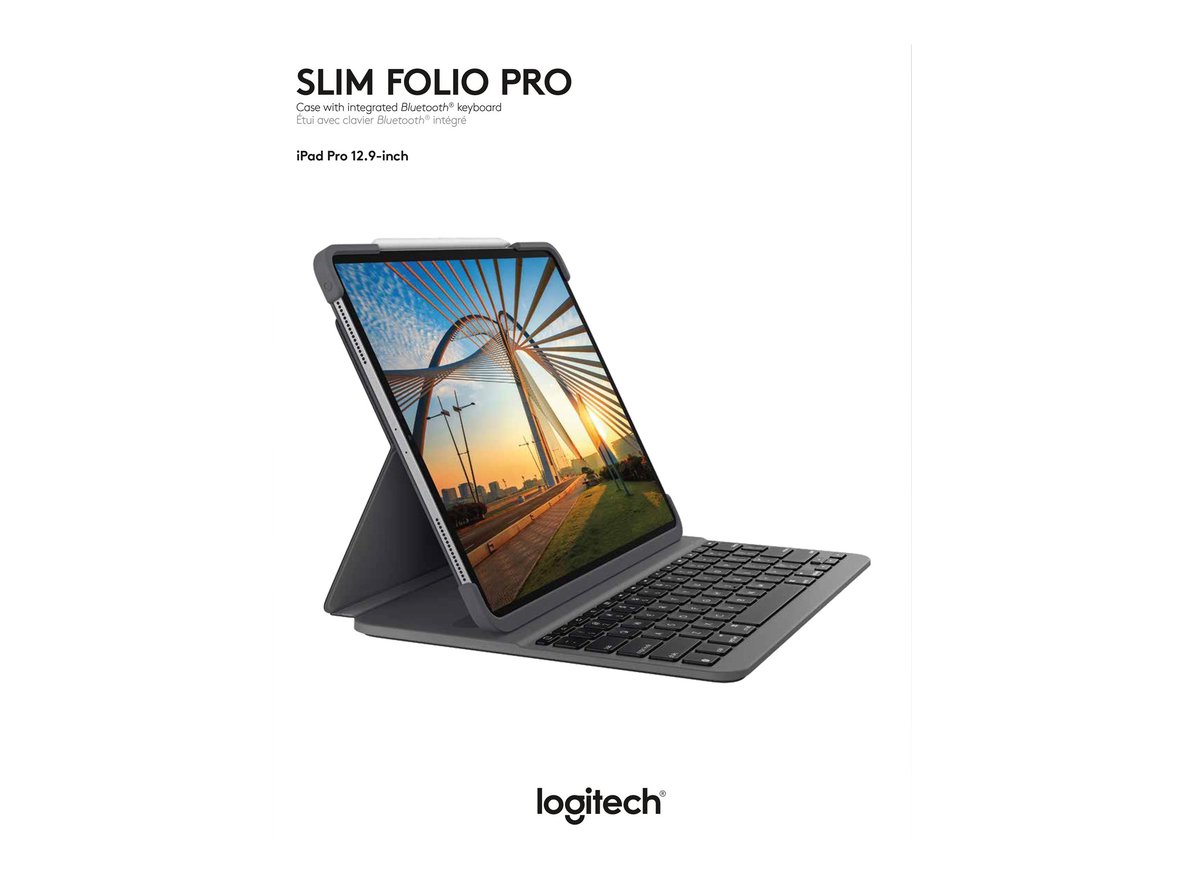 Slim Folio Pro - Keyboard Case for iPad Pro 11-inch (4th Gen) & iPad Pro  12.9-inch (4th Gen)