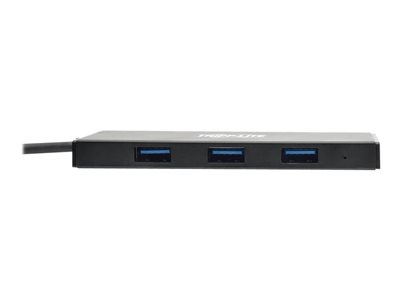 Tripp Lite 4-Port Portable Slim USB 3.0 Superspeed Hub w/ Built In Cable