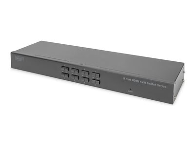 DIGITUS KVM-Switch, 8-Port, Single-Display, 4K, HDMI - DS-12910