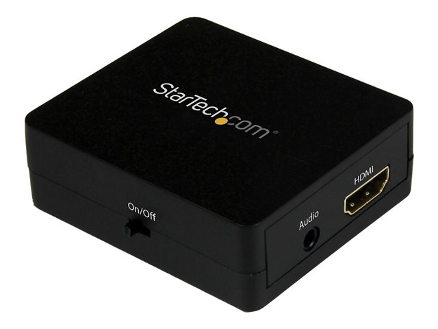 Image of StarTech.com HDMI Audio Extractor - HDMI to 3.5mm Audio Converter - 2.1 Stereo Audio - 1080p (HD2A) - HDMI audio signal extractor