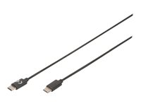 ASSMANN USB Type-C kabel 1m Sort