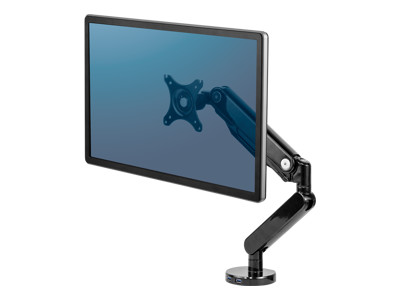 Fellowes Platinum Monitor Arm - Mounting kit - for Monitor (adjustable arm) - black - screen size: up to 30" - desk-mountable
