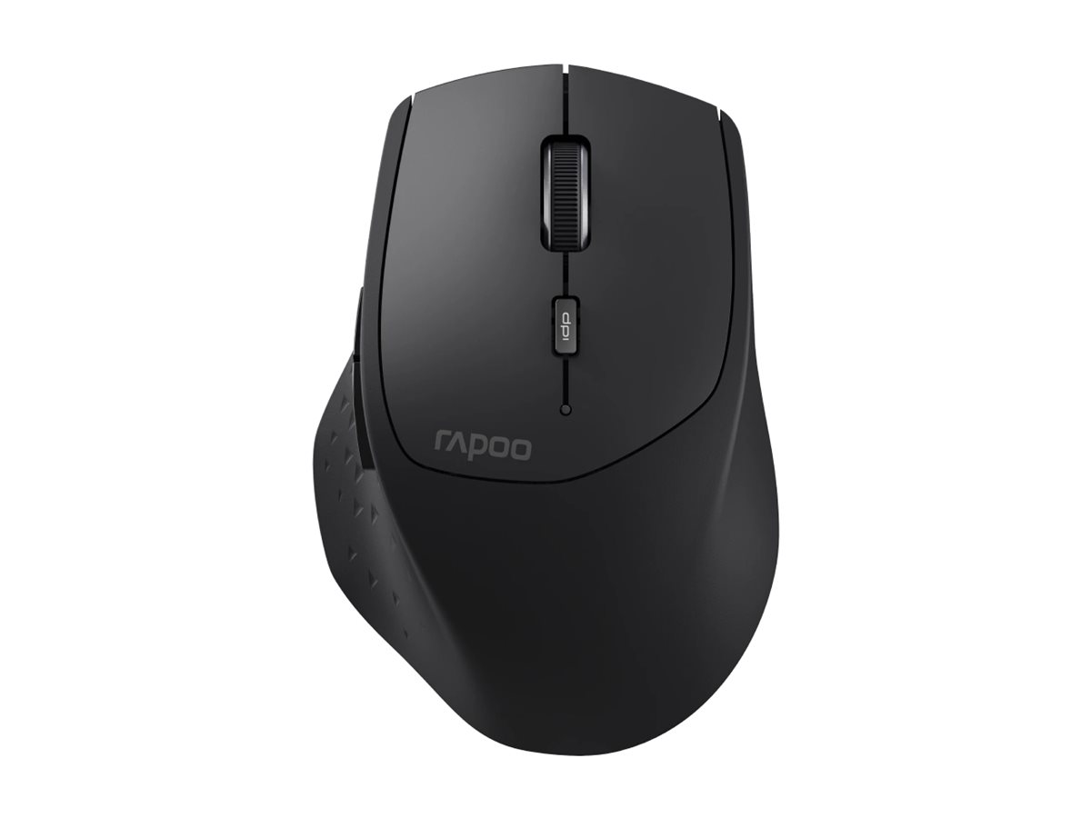 Rapoo MT550L, mouse, multi-mode, 2.4 GHz, Bluetooth 5.0, USB, black