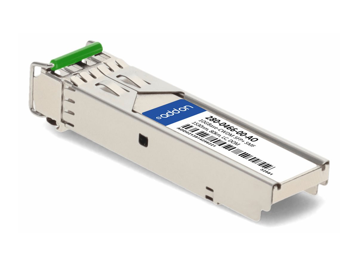 AddOn - SFP+ transceiver module (equivalent to: Cyan 280-0466-00)