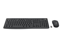 Logitech MK370 Combo for Business Tastatur og mus-sæt Membrane / plunger Trådløs