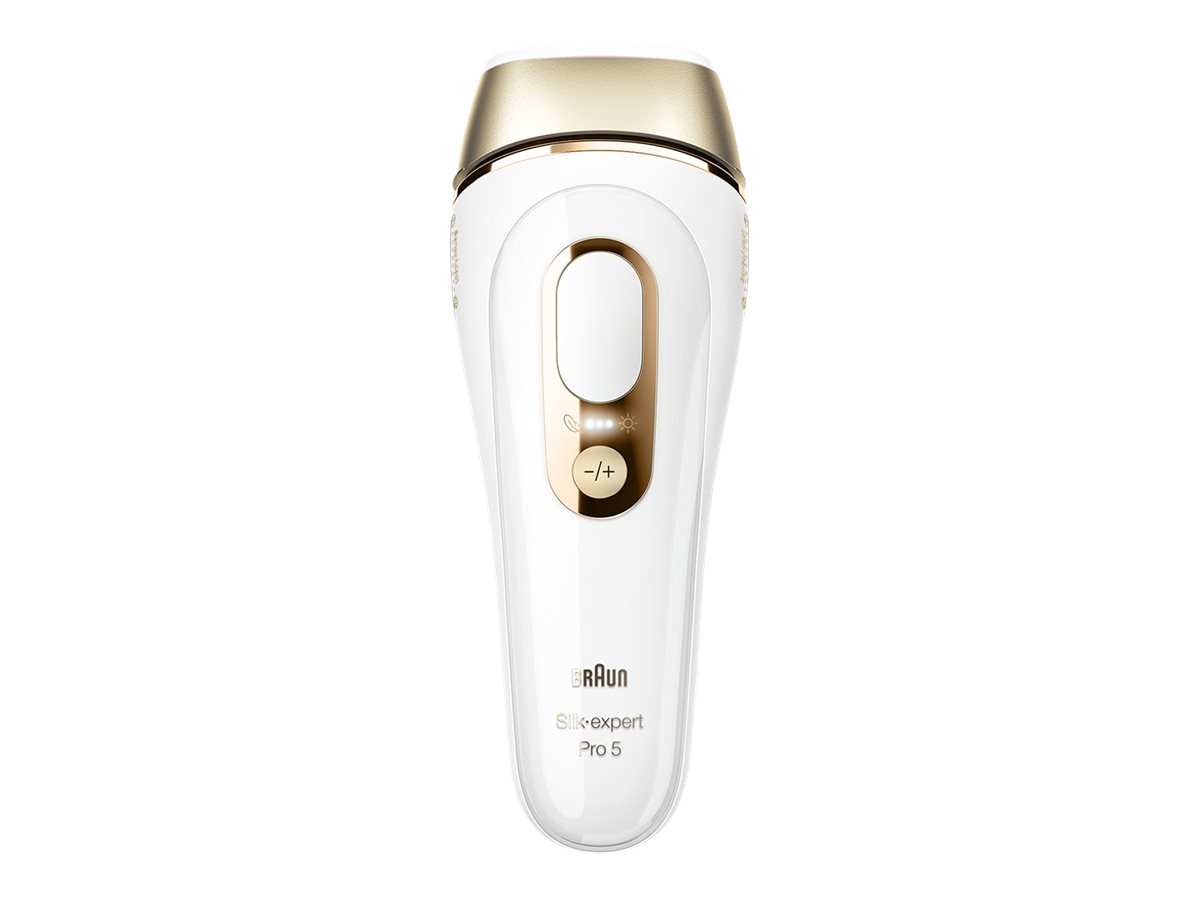 Buy Braun Braun IPL Silk expert Pro 5 PL 5147 IPL Permanent Hair Removal  with Pouch and Precision Cap in White 2024 Online