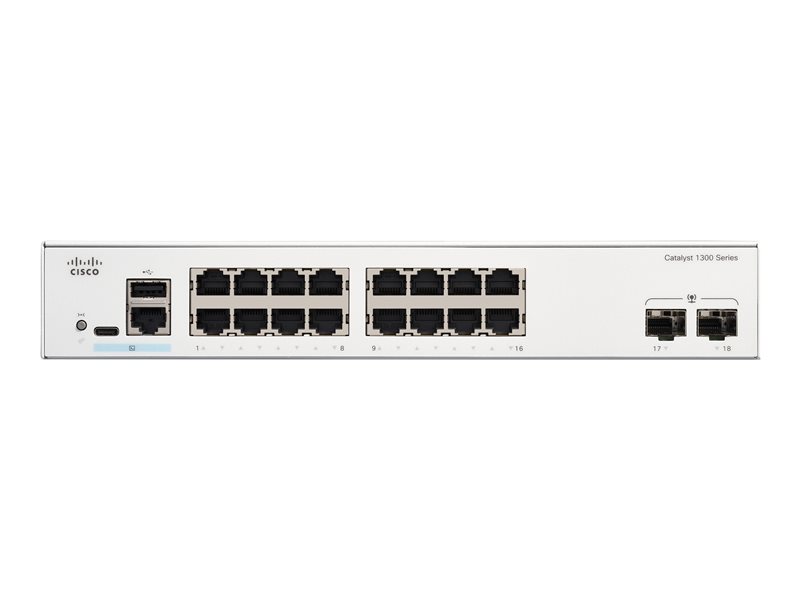 Cisco Catalyst 1300-16T-2G - commutateur - 16 ports - Géré - Montable ...