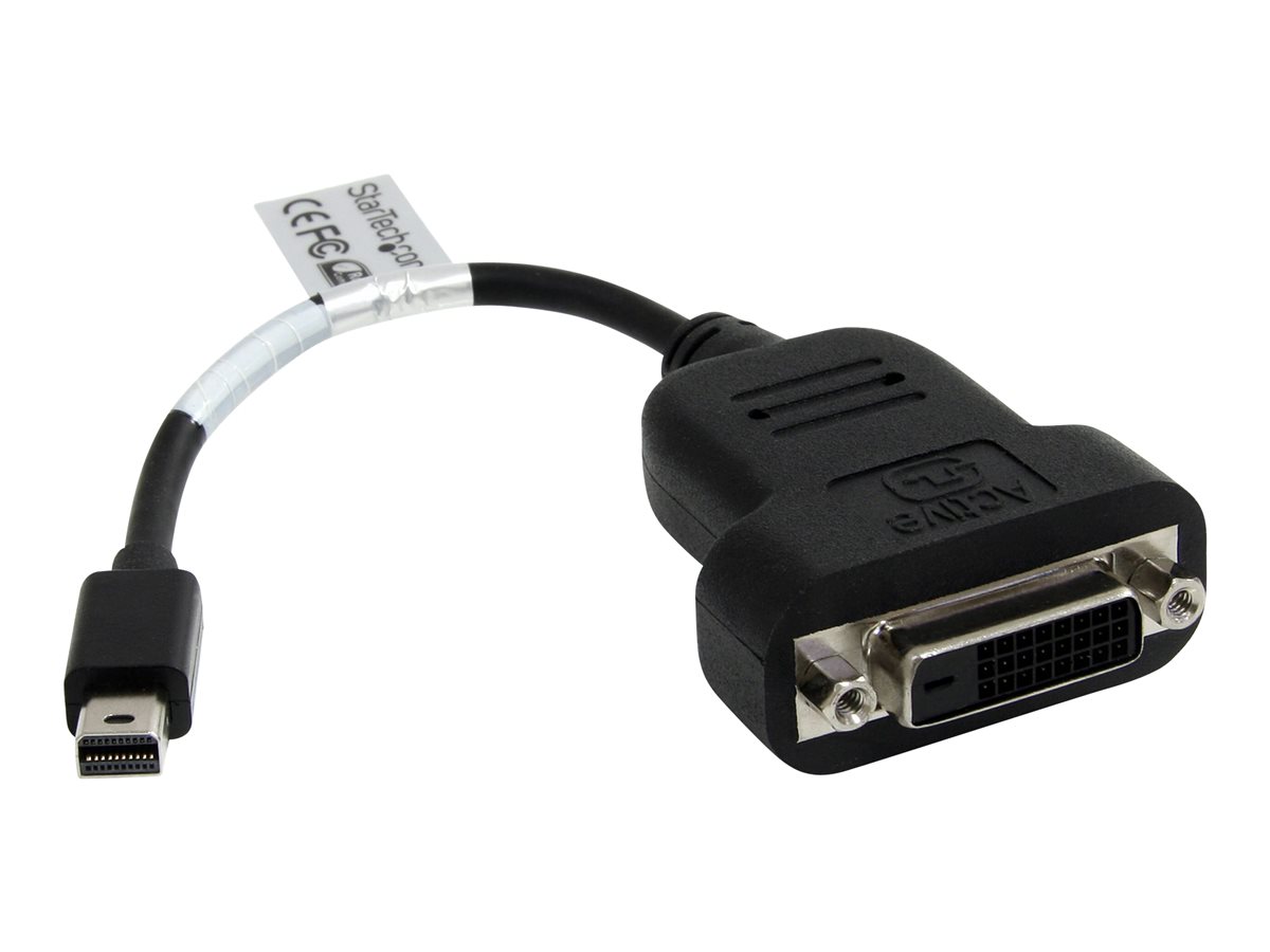 StarTech.com Mini DisplayPort to DVI Adapter - 1080p - Single Link - Active - Mini DP (Thunderbolt) to DVI Monitor Adapter (MDP2DVIS) - DVI adaptér - 20 cm – foto 2