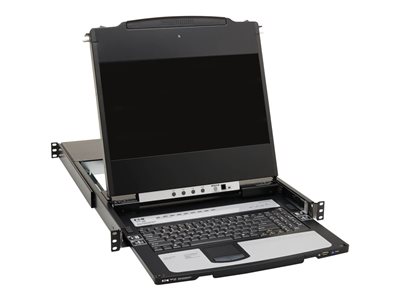 Tripp Lite DisplayPort KVM Console Switch 8-Port 17in LCD Dual Rail 1URM