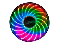 Akasa Vegas X7 Fan 1-pack Sort Transparent 120 mm
