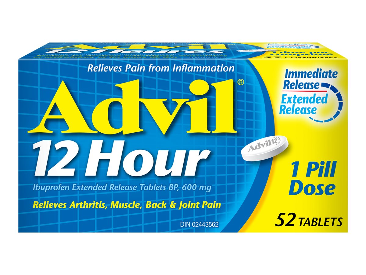 Advil 12 Hour Tablets - 600mg - 52s