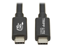 Eaton Tripp Lite Series USB4 40Gbps Cable (M/M) - USB-C, 8K 60 Hz, 240W PD Charging, Black, 1.2 m (4 ft.)