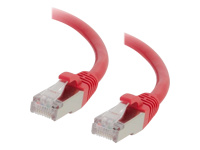 C2G 6in Cat6 Snagless Shielded (STP) Ethernet Network Patch Cable - Red