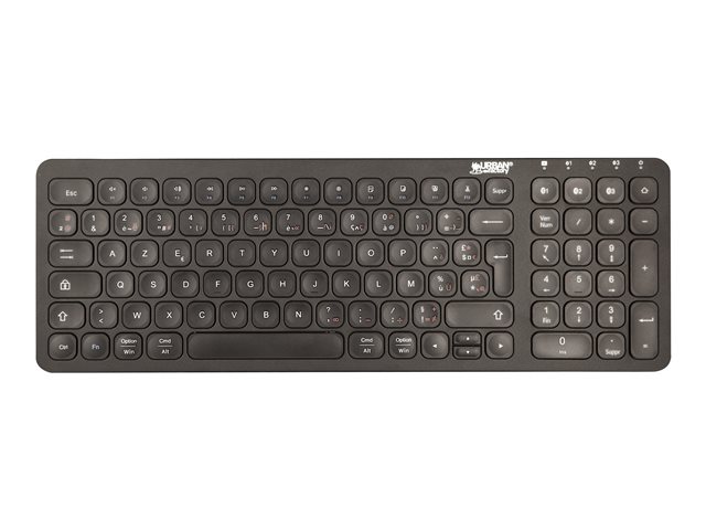 Clavier USB NOIR URBAN FACTORY filaire