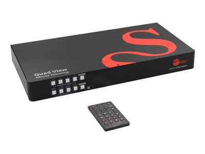 SIIG 4K60Hz Quad-View HDMI Mouse Roaming KVM Processor