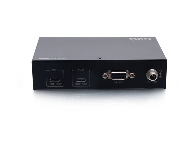 C2G 2x4 USB-C Switch with 2 USB-C Inputs to 2 USB-C and 2 USB-A Device Ports - USB 3.2 GEN 1 (5GBPS) - USB periferní sharing switch - 4 porty – foto 5
