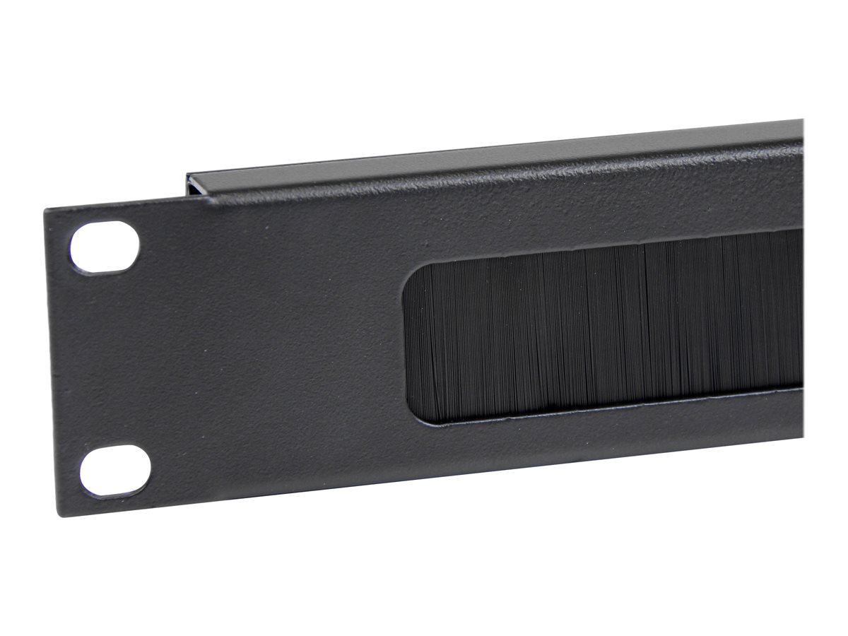 StarTech.com 1U High-density Brush Strip Cable Management Panel - Sturdy Steel Horizontal Data Centre Cable Management Panel (CMBRUSH1U) - stojanový panel pro uspořádání kabelů - 1U – foto 5