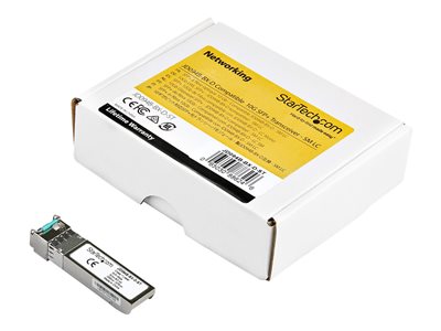 Startech HPE JD094B-BX-D Compatible SFP+ Module, 10GBASE-BX, 10 Gigabit Ethernet Bi-Directional (BiDi) Fiber Single Strand SFP+, LC 10km, HPE 5900, 12500, 5500 Mini GBIC Transceiver