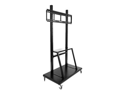 QOMO Cart for interactive flat panel / notebook steel screen size: 55INCH