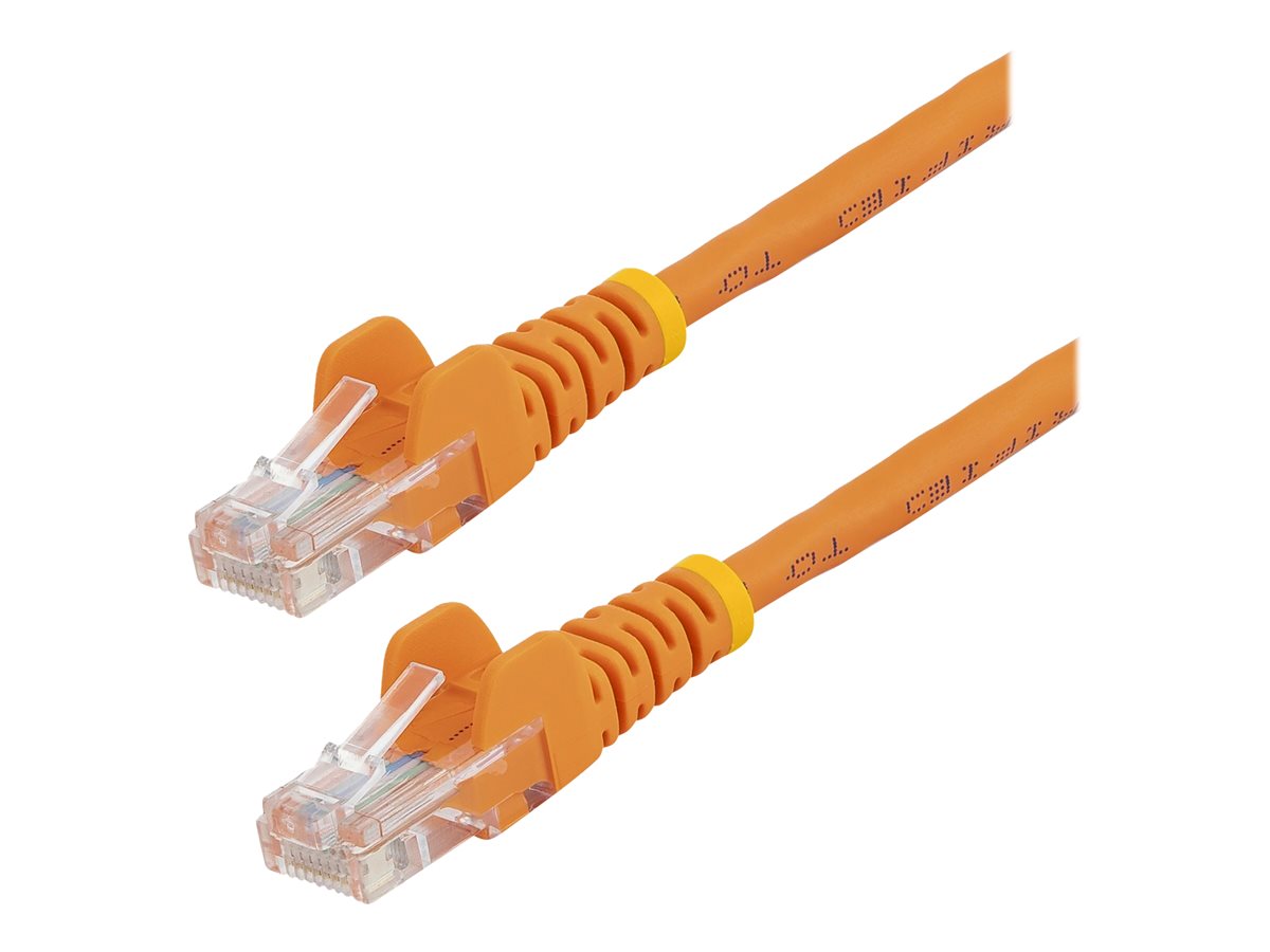 1m Orange Snagless UTP Cat5e Patch Cable