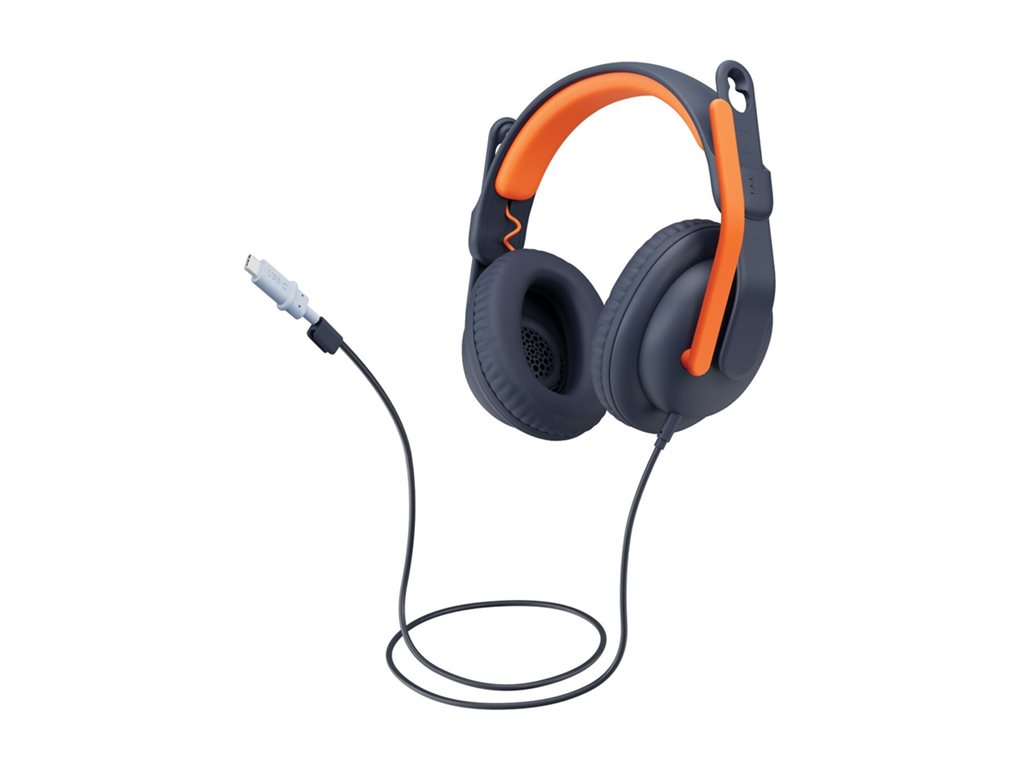 Logitech Zone Learn Over-Ear Wired Headset for Learners, 3.5mm AUX
