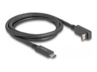 DeLOCK USB 3.2 Gen 2 USB Type-C kabel 1m Sort