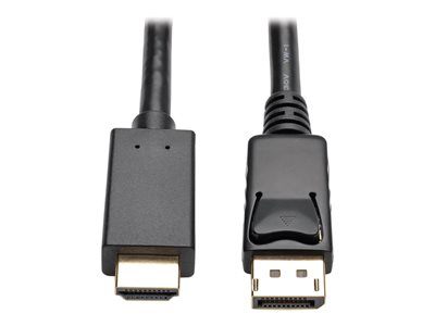 Tripp Lite 3ft DisplayPort to HDMI Adapter Active Converter with Latches DP 1.2 4K x 2K M/M 3'