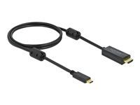 DeLOCK Video/audiokabel HDMI / USB 1m Sort