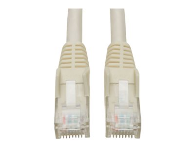 Eaton Tripp Lite Series Cat6 Gigabit Snagless Molded (UTP) Ethernet Cable (RJ45 M/M), PoE, White, 25 ft. (7.62 m)