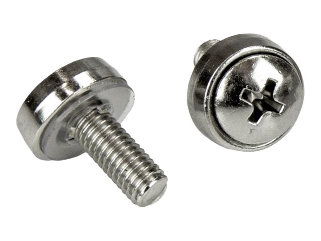 StarTech.com Rack Screws - 20 Pack - Installation Tool - 12 mm M5 Screws - M5 Nuts - Cabinet Mounting Screws and Cage Nuts (CABSCRWM520) - Rack screws and nuts