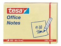 Tesa Office Notespapir Gul