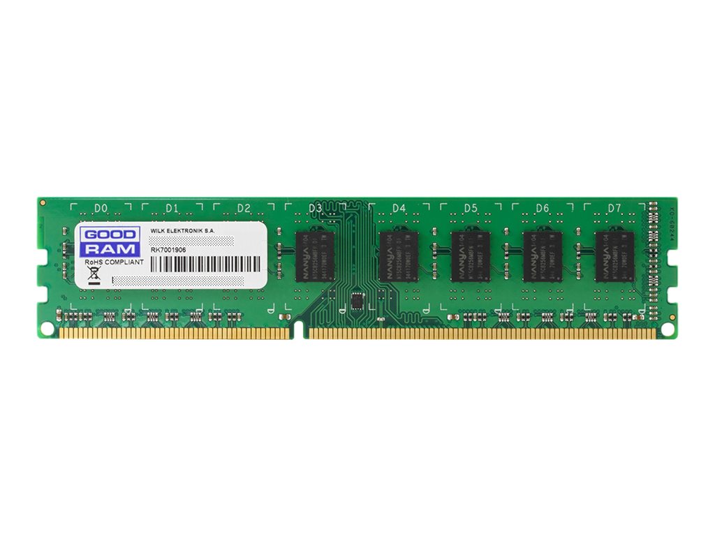 Pamięć GoodRam PC1600 GR1600D364L11S/4G (DDR3 DIMM; 1 x 4 GB; 1600 MHz; CL11)