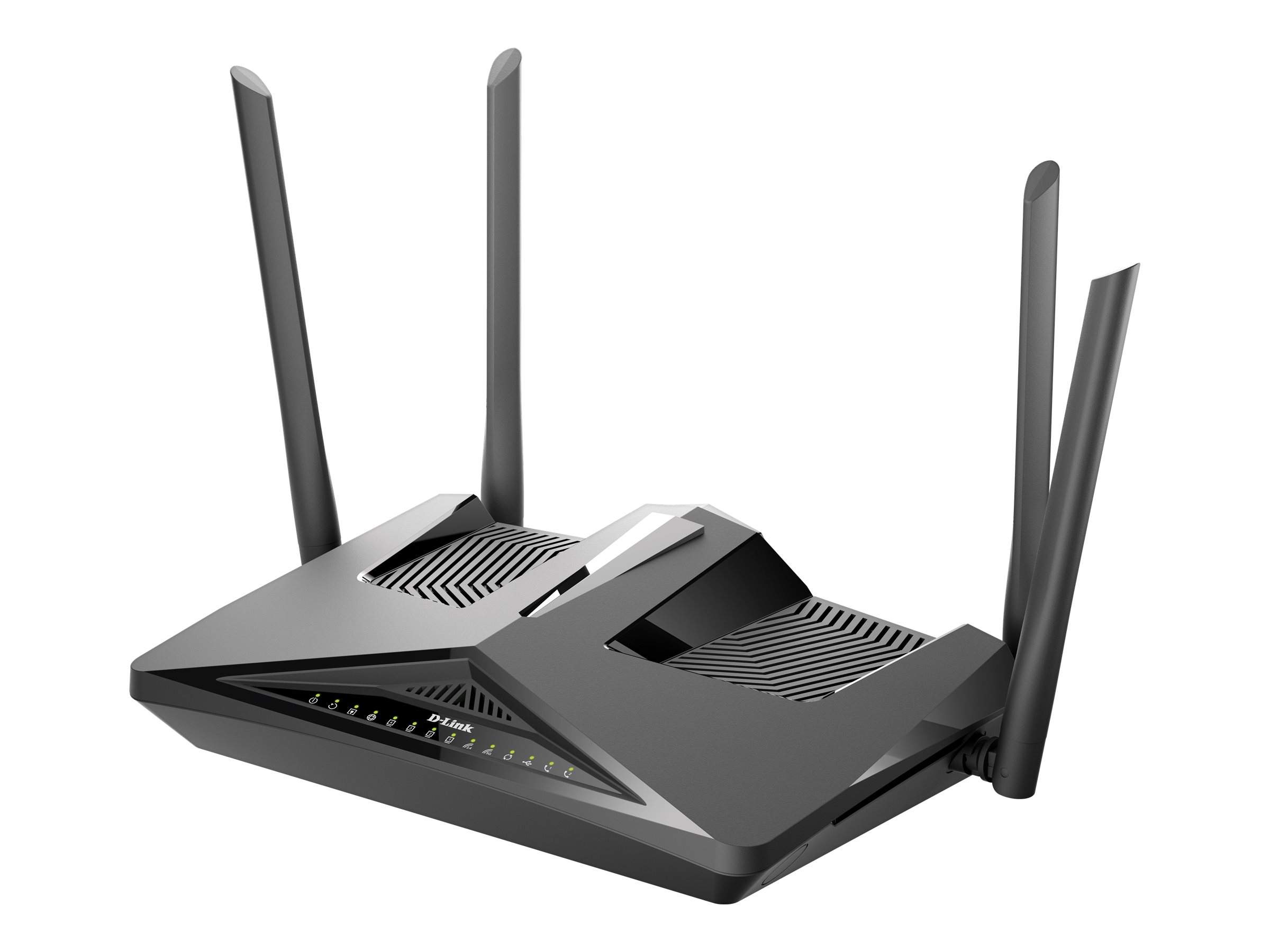 D-Link DSL-X1852E wireless router DSL modem Wi-Fi 6 Product shot Back 79000