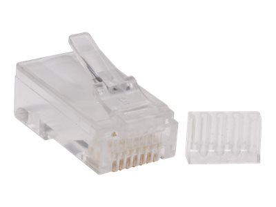 Tripp Lite Cat6 Gigabit RJ45 Modular Connector Plug w/ Load Bar 100 Pack