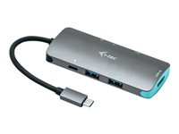 i-Tec USB-C Metal Nano Dock 4K HDMI  Power Delivery Dockingstation