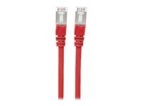 Intellinet Network Patch Cable, Cat6, 3m, Red, Copper, S/FTP, LSOH / LSZH, PVC, RJ45, Gold Plated Contacts, Snagless, Booted,