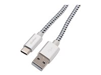 Cirafon USB Type-C kabel 2m Sort Hvid 
