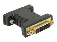 DeLOCK Adapter 24+1 pin digital DVI han -> 24+5 pin kombineret DVI hun Sort
