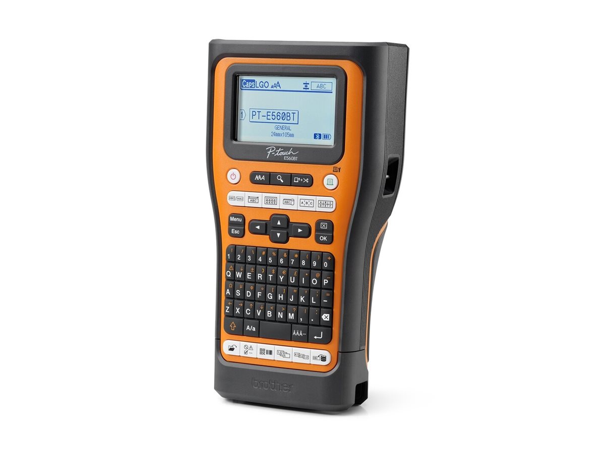 Brother P-Touch EDGE PT-E560BTVP labelmaker B/W thermal What's in the box Front 77779