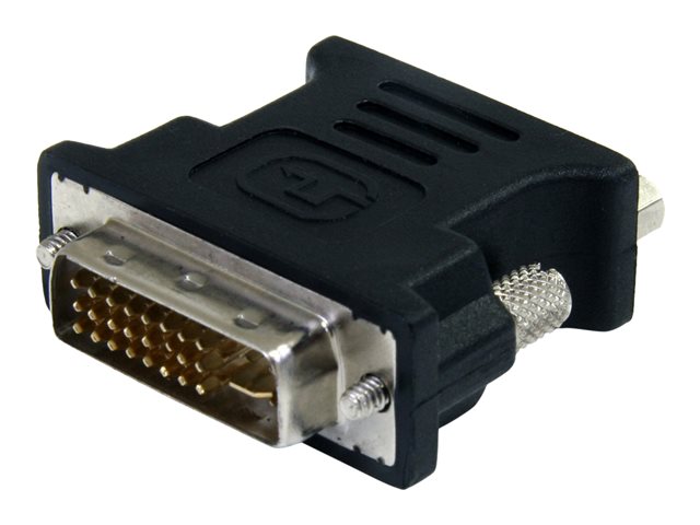 Image of StarTech.com DVI to VGA Cable Adapter - Black - M/F - DVI-I to VGA Converter Adapter (DVIVGAMFBK) - VGA adapter