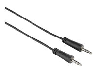 Hama Audio Cable Audiokabel Sort 1.5m