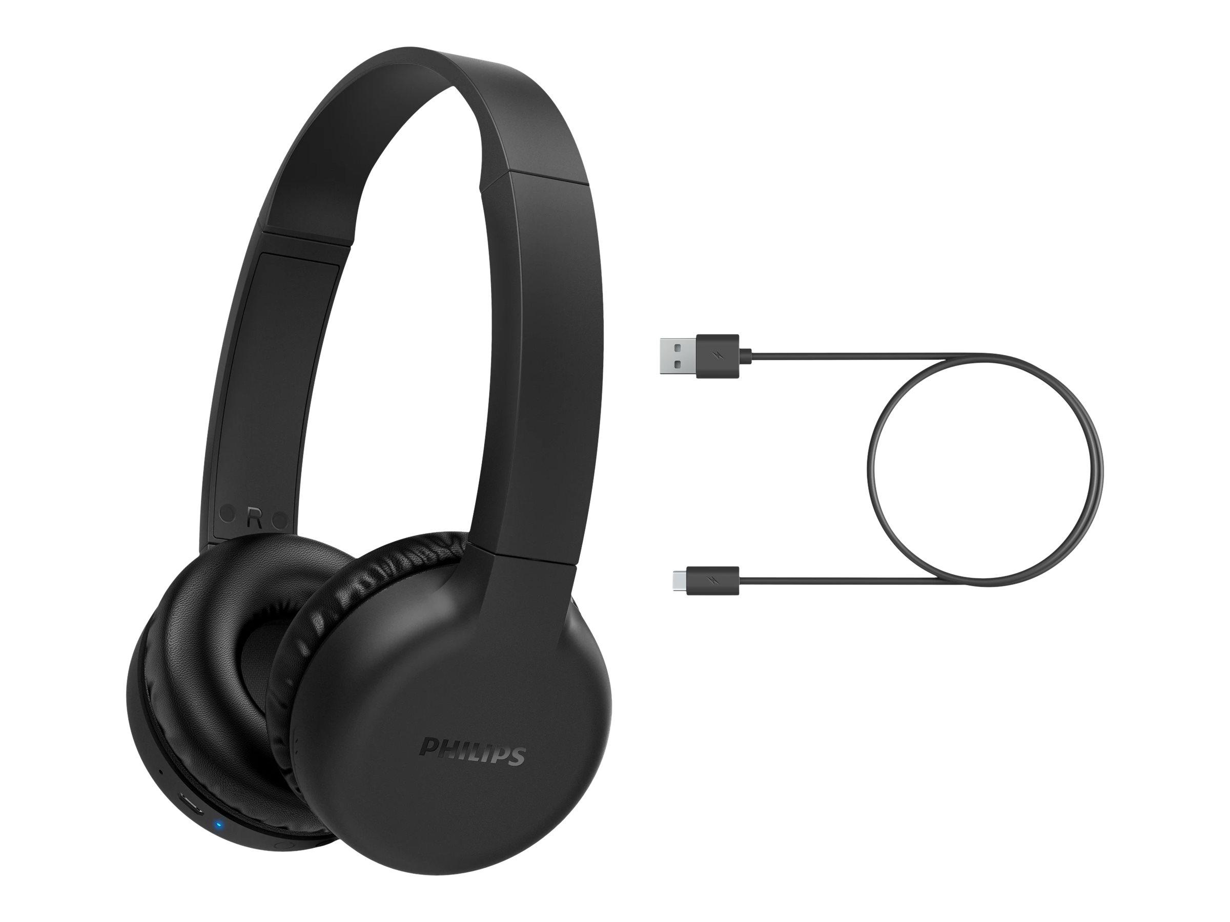 Philips TAH1205BK headphones with Product shot Front 79950