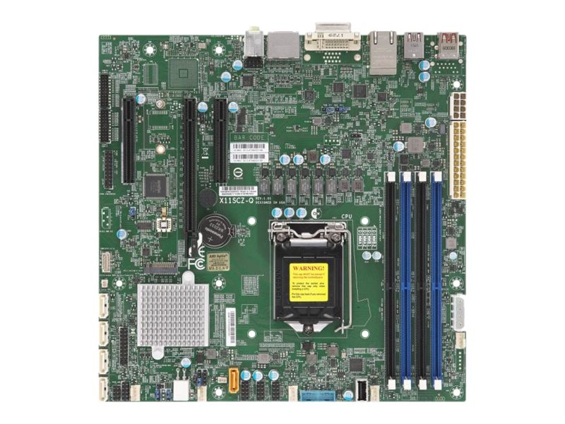 Płyta Główna Supermicro X11SCZ-Q 1x CPU Micro ATX, 1U Optimized 