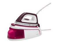 Clatronic DBS 3749 Dampstrygejern 2300W Pink Lilla Hvid